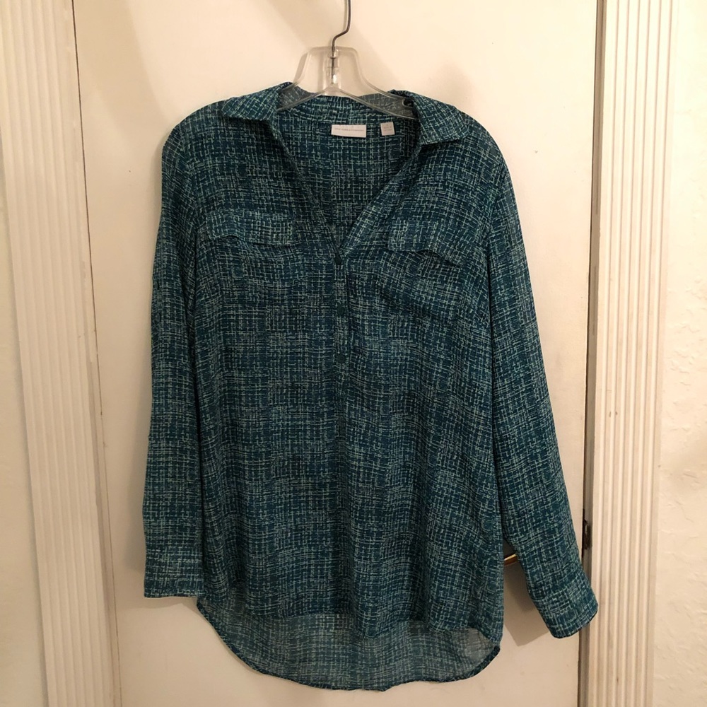 green and blue bottom down